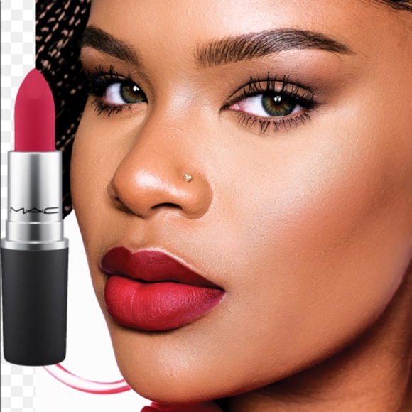 MAC Cosmetics Makeup Mac Powder Kiss Lipstick Shocking Revelation